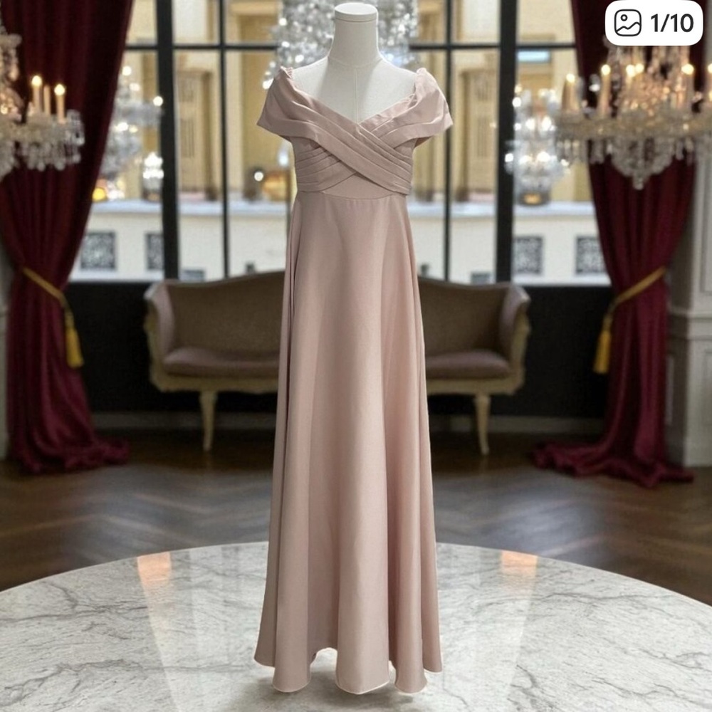 ASOS Blush Maxi Dress bridesmaid dress